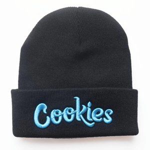 BOYS COOKIES ORIGINAL MINT EMBROIDERED KNIT BEANIE (Black w/Blue)